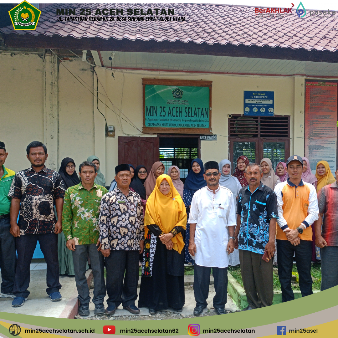 Serah Terima Pengawas MIN 25 Aceh Selatan