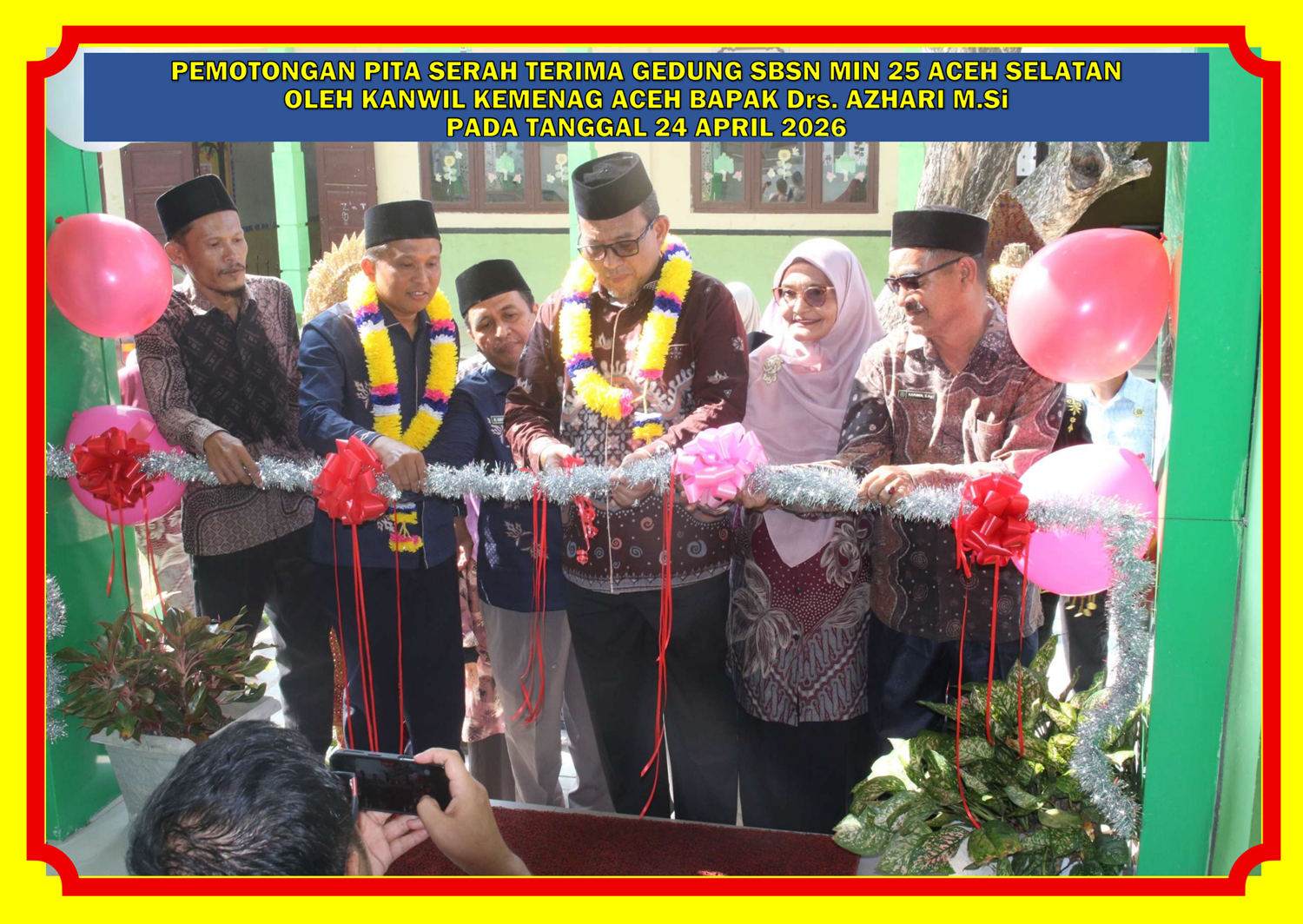 KUNJUNGAN KUNJUNGAN BAPAK KAKANWIL KEMENAG ACEH KE MIN 25 ACEH SELATAN